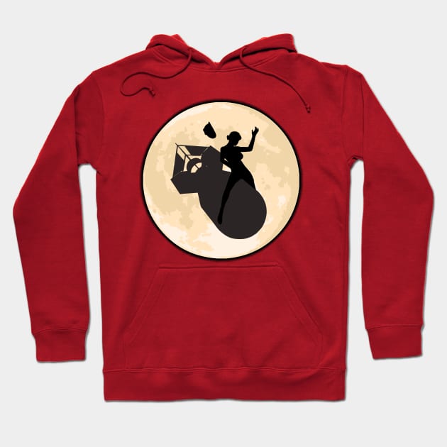 Girl riding bomb... Hoodie by KAMonkey